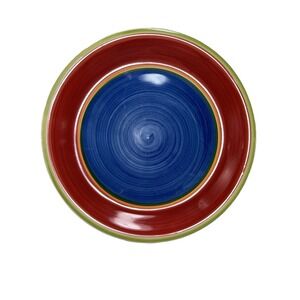 Royal Norfolk Dinner Plate Colorful Banded Design Decorative Plate